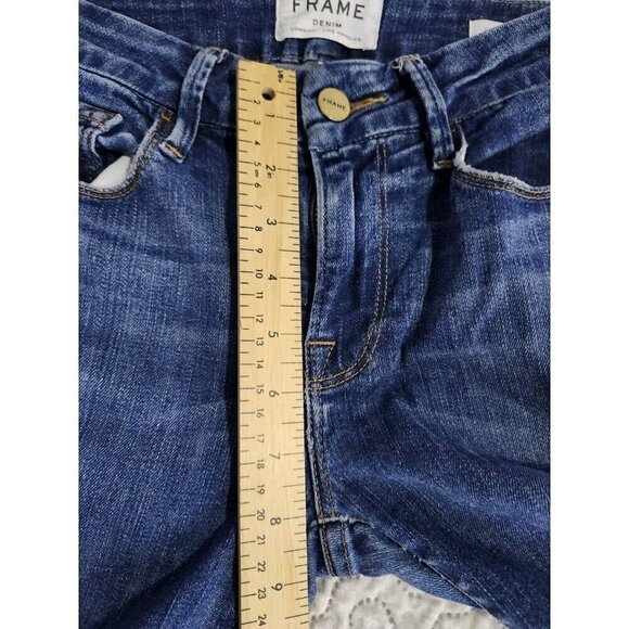 Frame Le Crop Mini Boot 24 Medium Wash - Picture 5 of 6